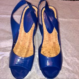 Shiny Blue heels 💙